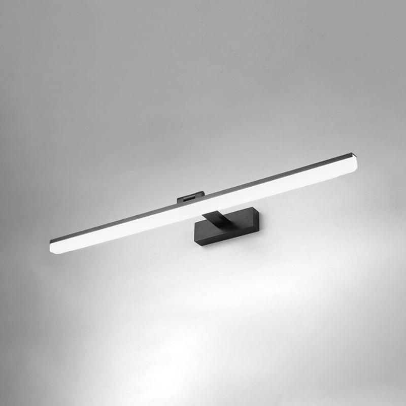 Lámpara de pared lineal de aluminio LED de LED moderno con luz de aluminio con sombra de plástico