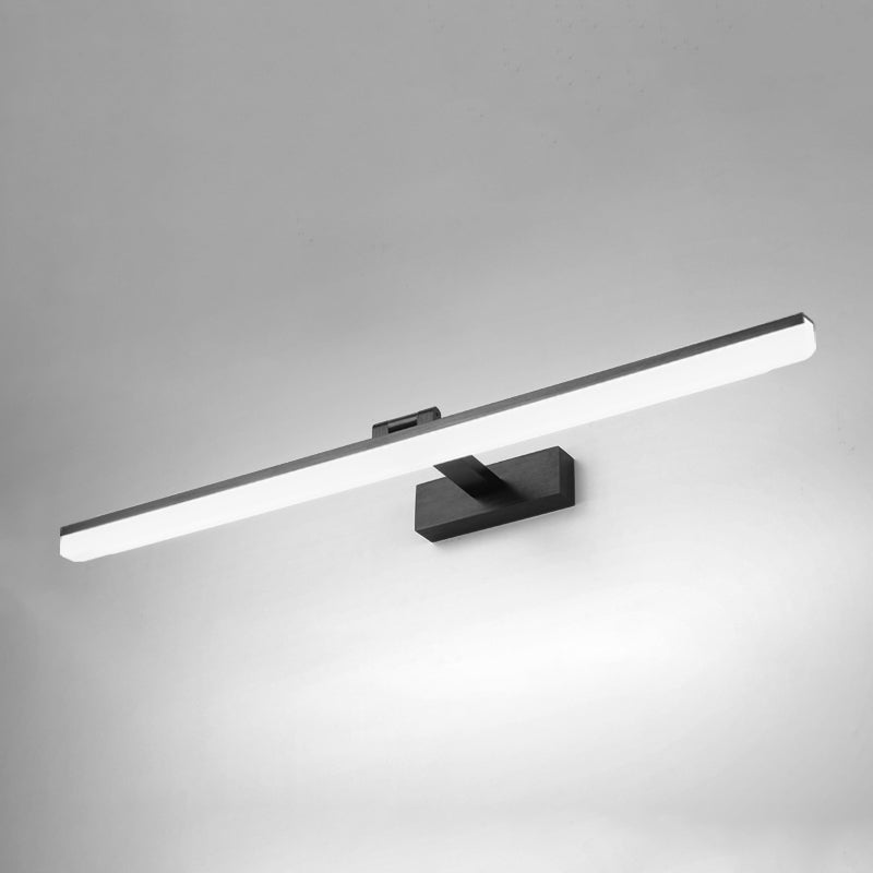 Lámpara de pared lineal de aluminio LED de LED moderno con luz de aluminio con sombra de plástico