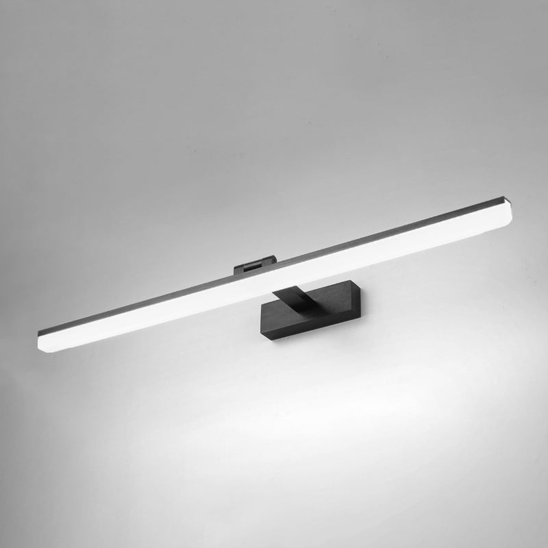 Lámpara de pared lineal de aluminio LED de LED moderno con luz de aluminio con sombra de plástico
