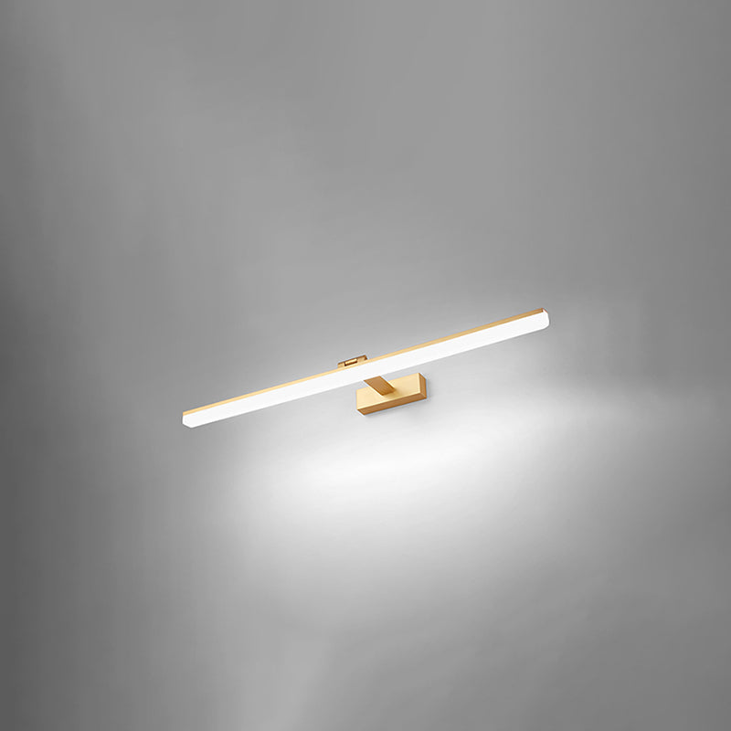 Lámpara de pared lineal de aluminio LED de LED moderno con luz de aluminio con sombra de plástico