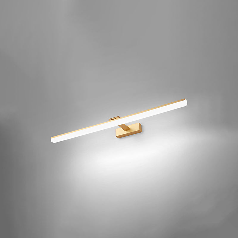 Lámpara de pared lineal de aluminio LED de LED moderno con luz de aluminio con sombra de plástico