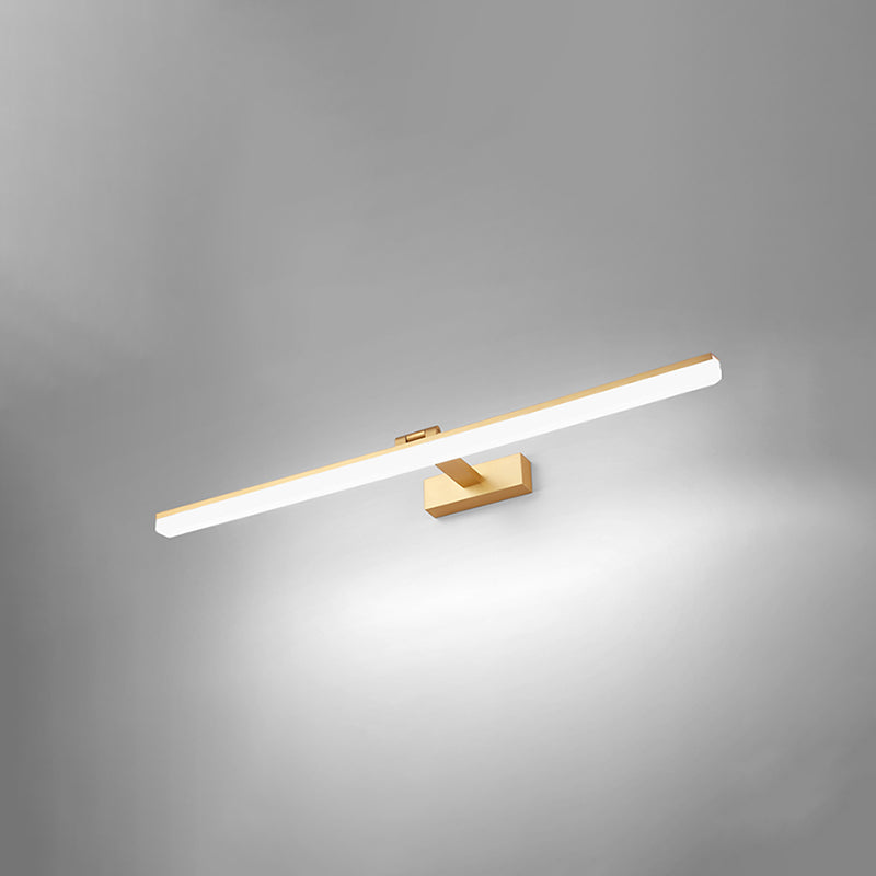 Lámpara de pared lineal de aluminio LED de LED moderno con luz de aluminio con sombra de plástico