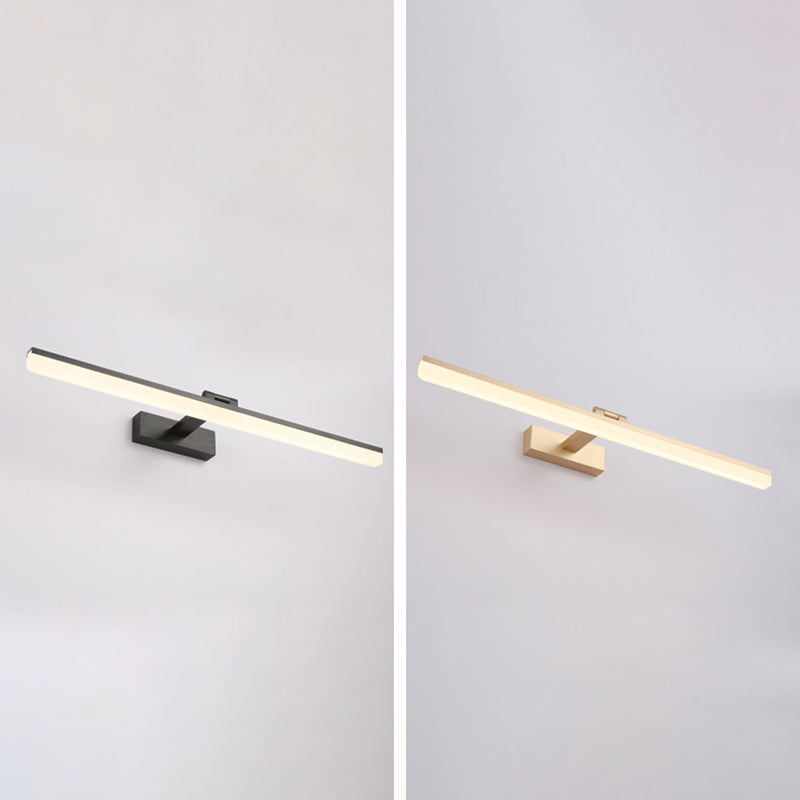 Lámpara de pared lineal de aluminio LED de LED moderno con luz de aluminio con sombra de plástico