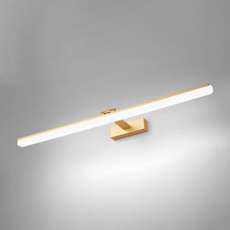 Lámpara de pared lineal de aluminio LED de LED moderno con luz de aluminio con sombra de plástico