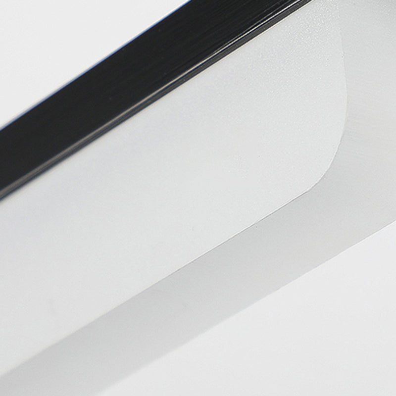 Lámpara de pared lineal de aluminio LED de LED moderno con luz de aluminio con sombra de plástico