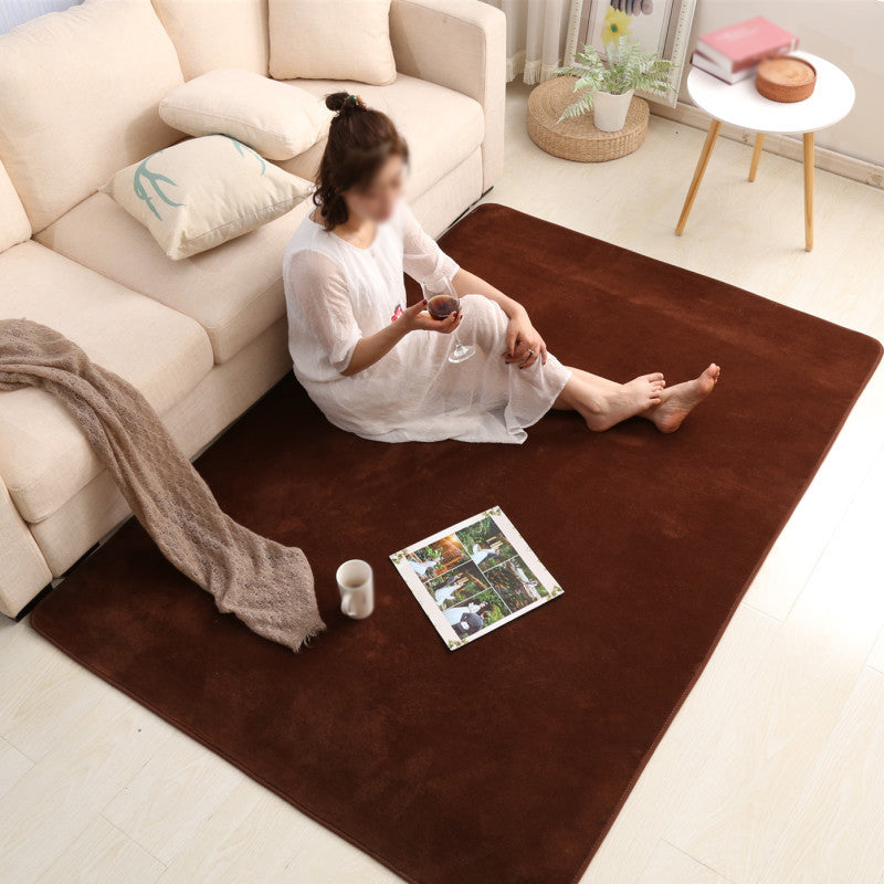 Minimalistischer einfacher Indoor -Teppich waschbarer moderner Teppich Polyesterfleckfestem Teppich für Wohnzimmer
