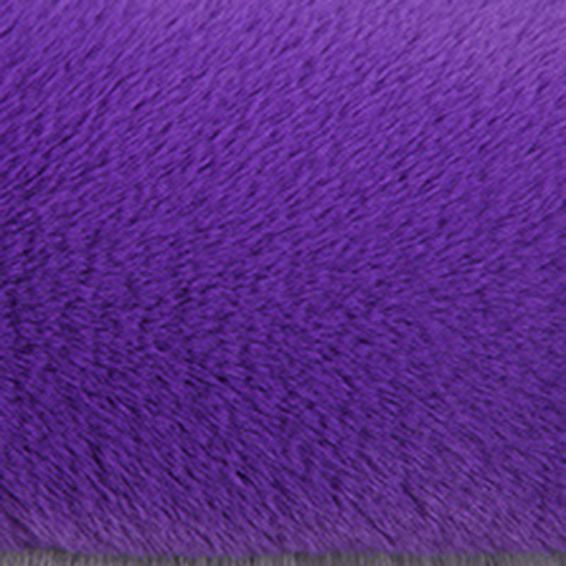 Tapis décontracté de couleur unie en polyester, tapis contemporain, lavable, pour la décoration de la maison