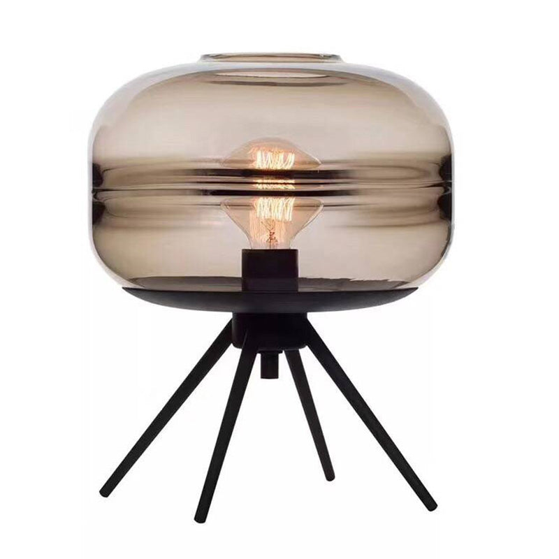 Lampada da comodino in vetro lampada da tavolo ultramoderna Semplicità per camera da letto