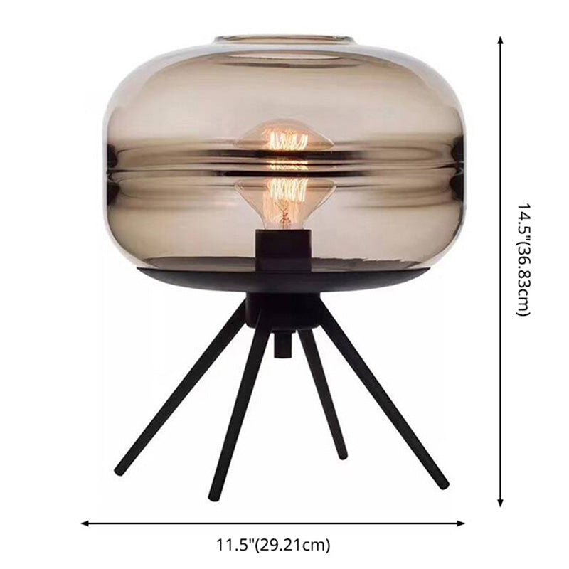 Lampada da comodino in vetro lampada da tavolo ultramoderna Semplicità per camera da letto