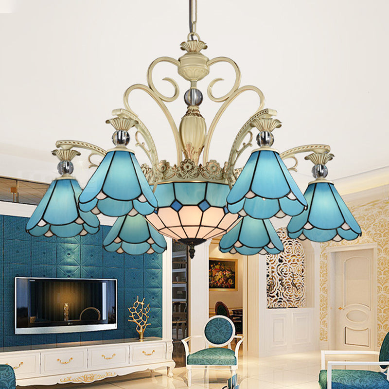 Luci 9/11 Lampadella leggera a sospensione blu con aria blu con la cucina