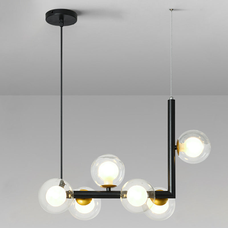 Balls Dinning Room Over Island Lighting Glass Nordic Style Island Lighting Fixture