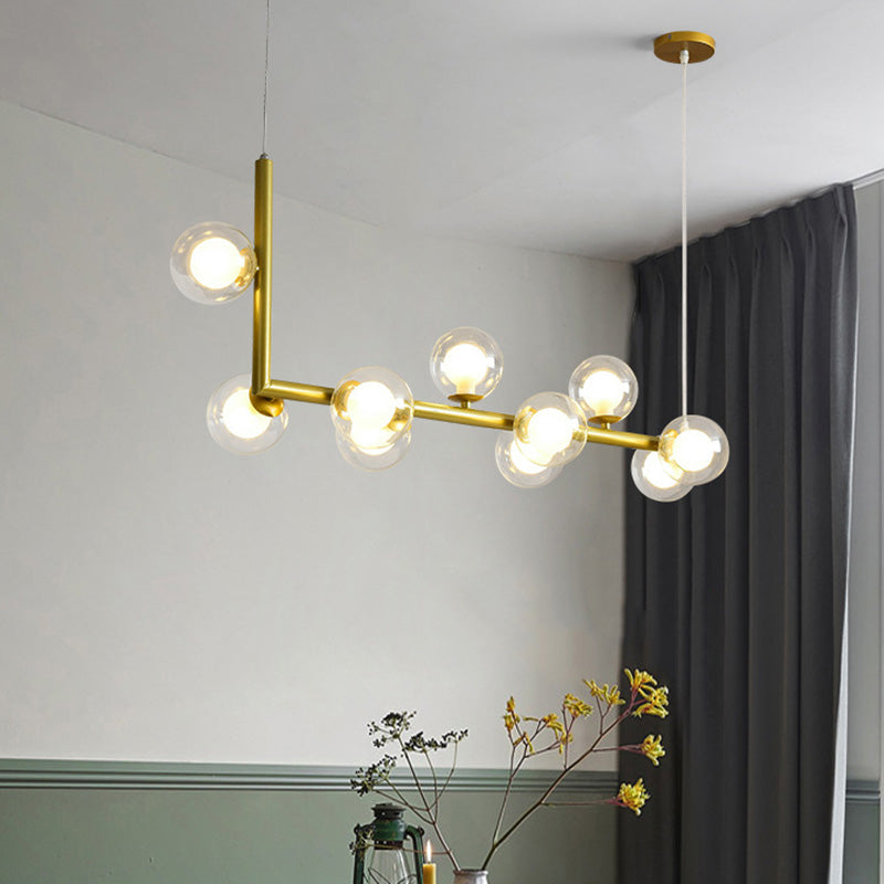 Bolas Dinning Room Over Island Lighting Glass Nordic Style Island Lighting Fixture