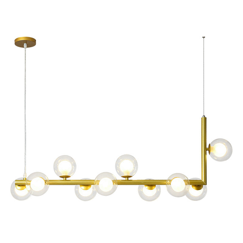 Balls Dinning Room Over Island Lighting Glass Nordic Style Island Lighting Fixture