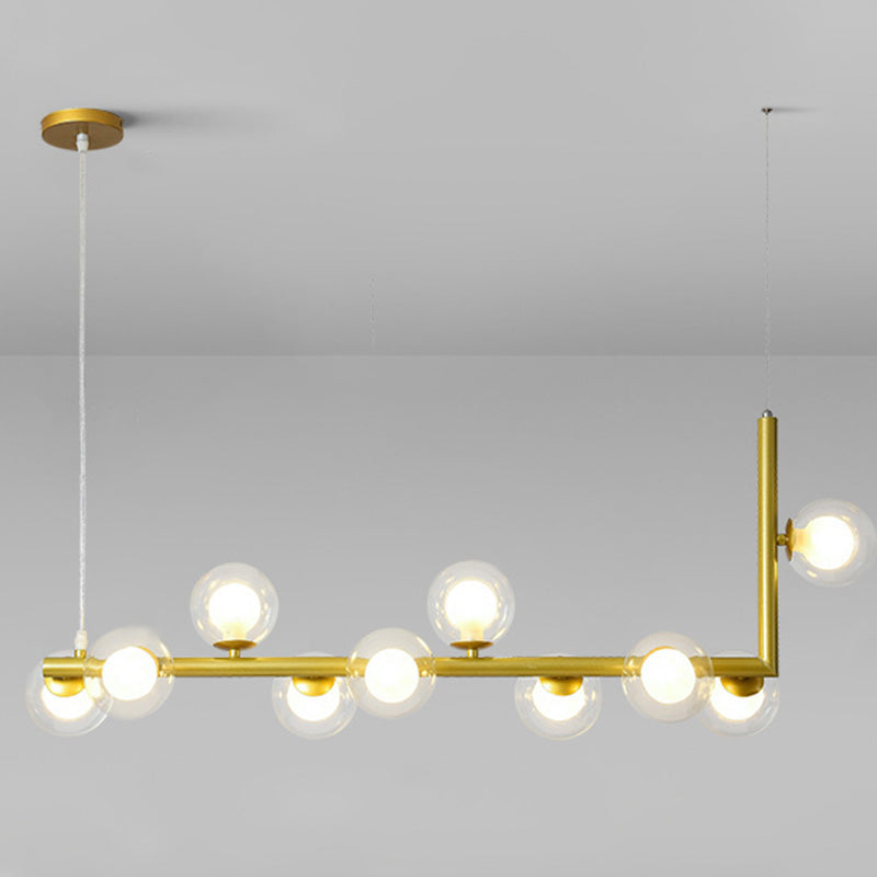 Bolas Dinning Room Over Island Lighting Glass Nordic Style Island Lighting Fixture