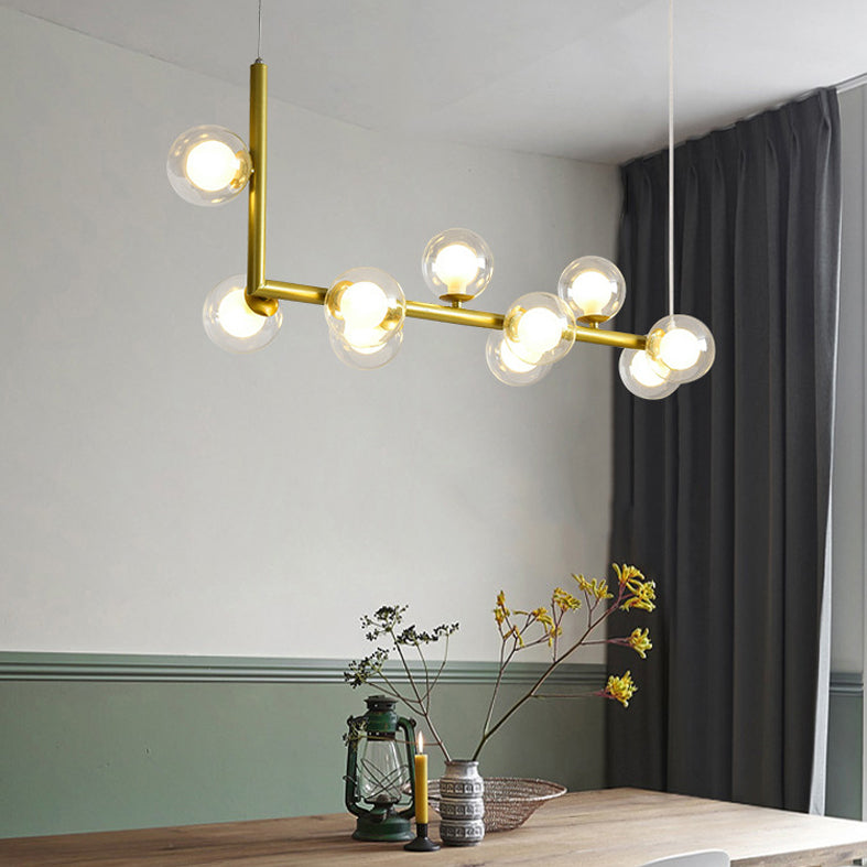 Bolas Dinning Room Over Island Lighting Glass Nordic Style Island Lighting Fixture