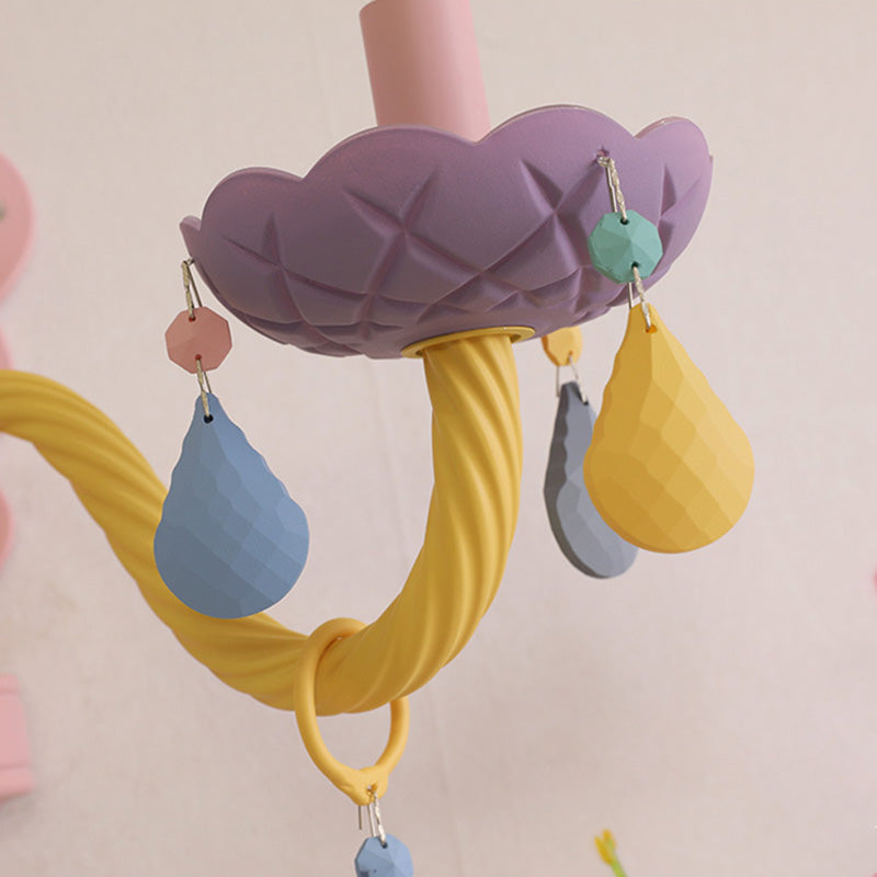 Metalen wandlampverlichting Macaron Multi-kleuren wandlamp van muur voor slaapkamer