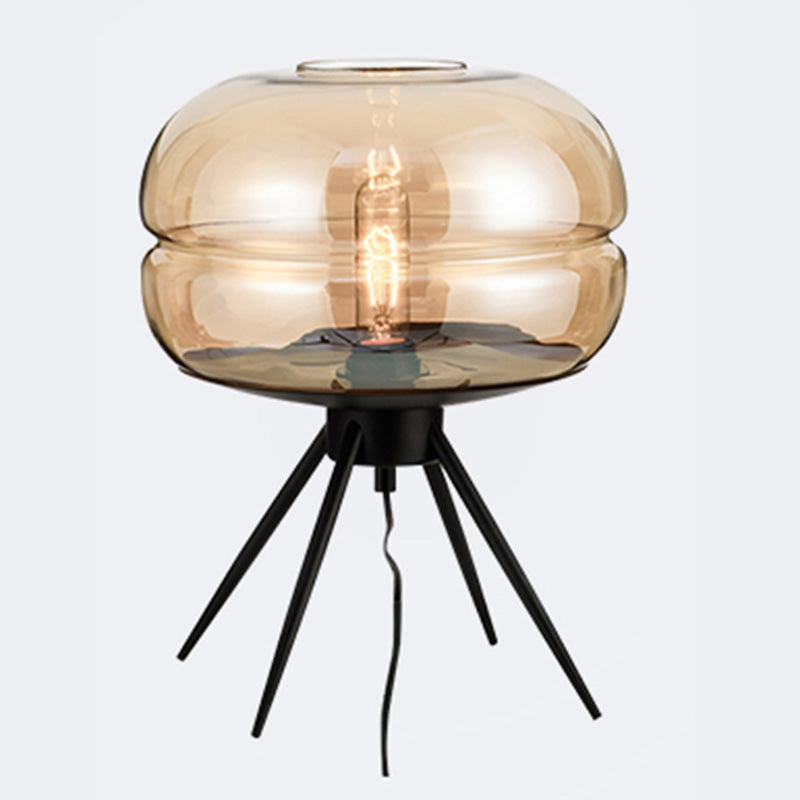 Lampada da comodino in vetro lampada da tavolo ultramoderna Semplicità per camera da letto