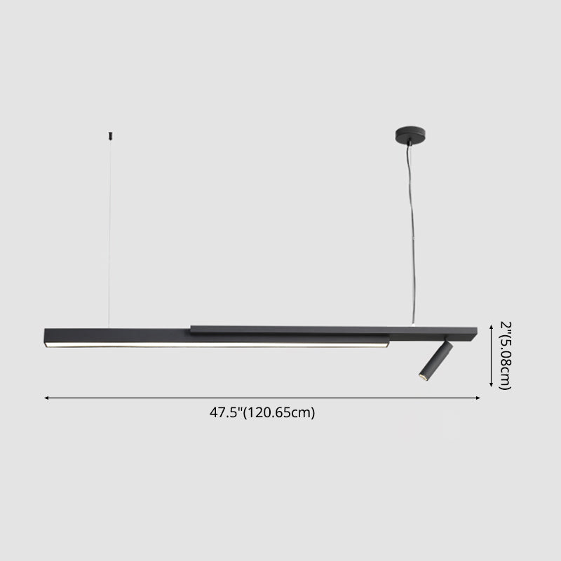 Accesorios de iluminación de lámpara de iluminación lineal de metal lineal lámpara de iluminación moderna