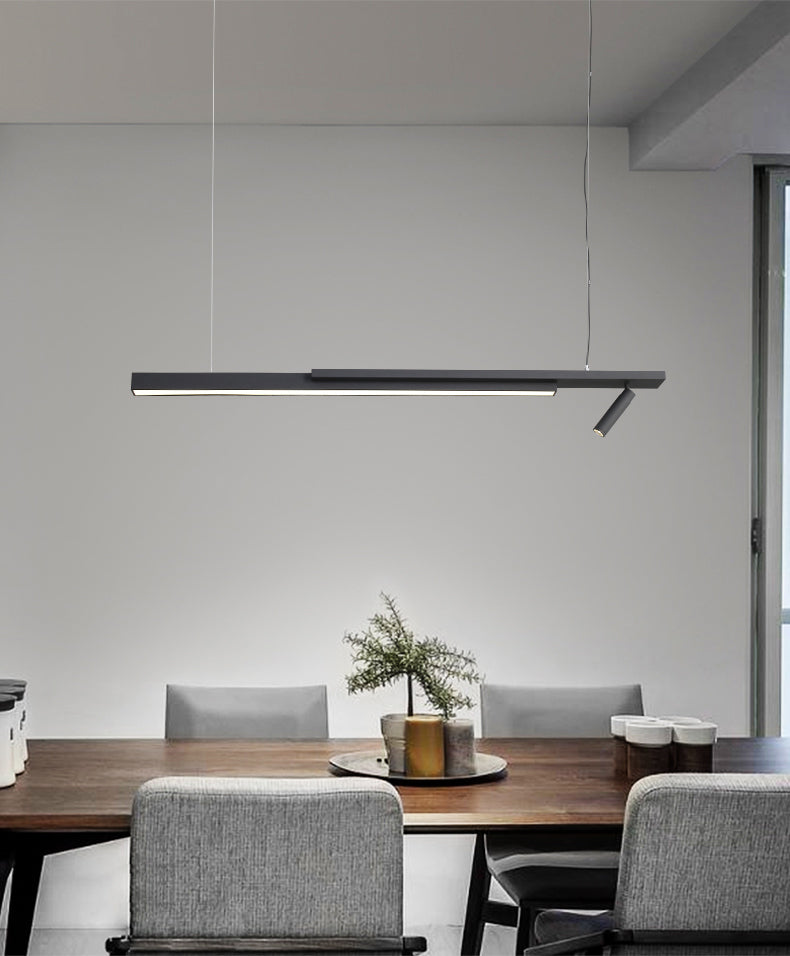 Accesorios de iluminación de lámpara de iluminación lineal de metal lineal lámpara de iluminación moderna
