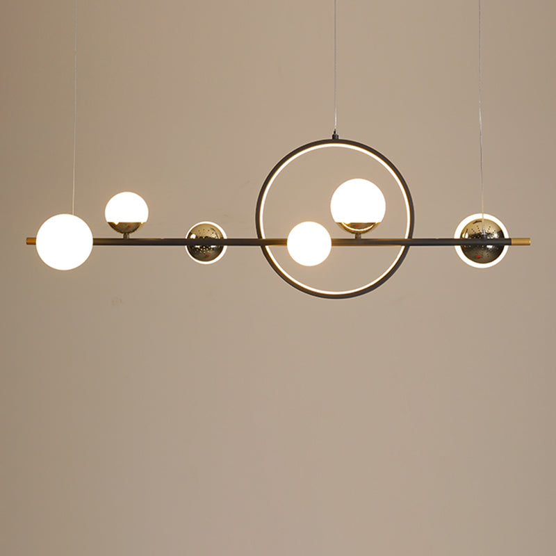 Linear Chandelier Hanging Island Lights Modern Pendant Lighting for Kitchen Island