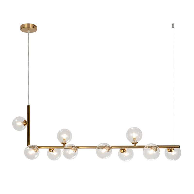 10 Lichte keukeneiland hanglage lineaire hanglampen eiland verlichtingsarmaturen