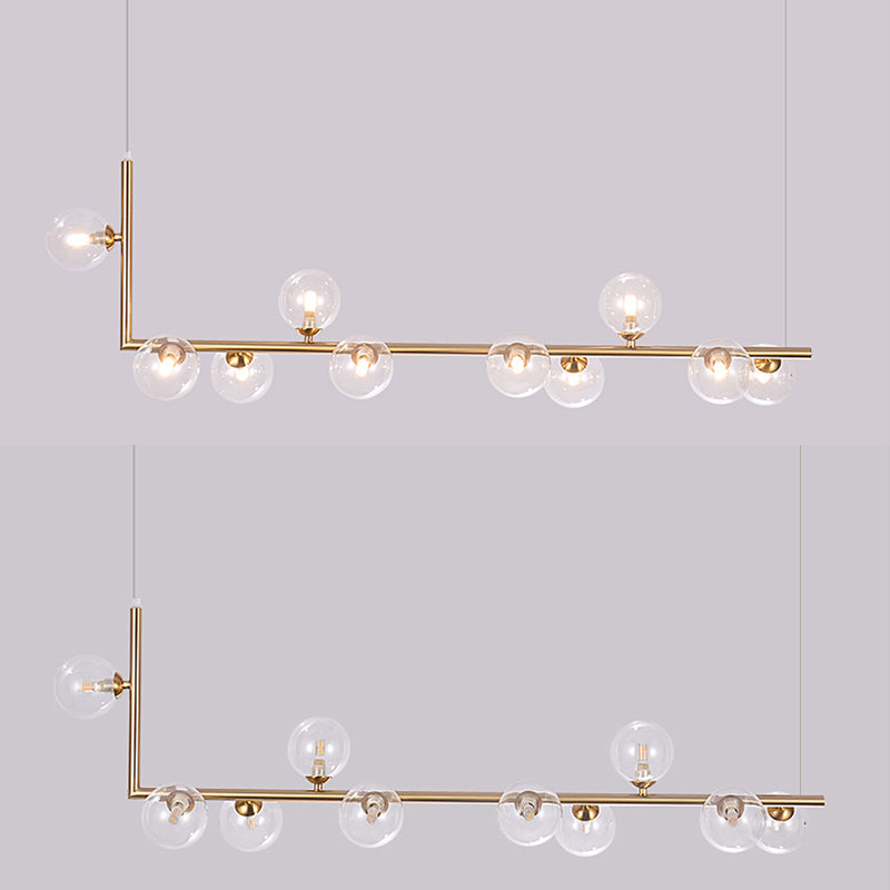 10 Lichte keukeneiland hanglage lineaire hanglampen eiland verlichtingsarmaturen