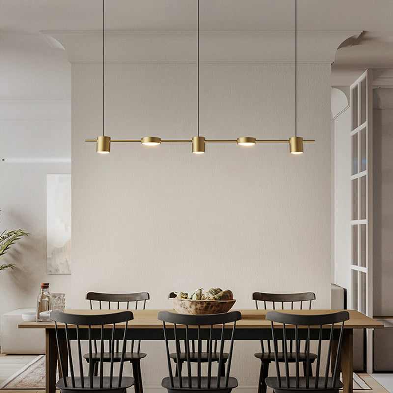 5 Light Kitchen Island Pendant Linear Pendant Lighting Island Light Fixtures