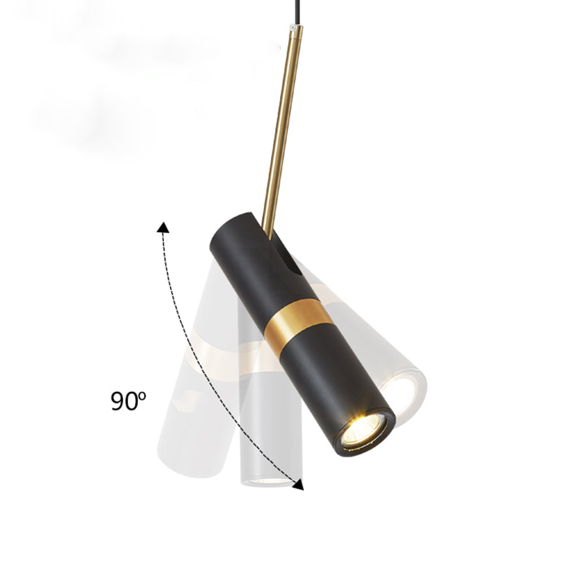 7 Light Kitchen Isola Pendant Laminda Linear Lampella dell'isola contemporanea