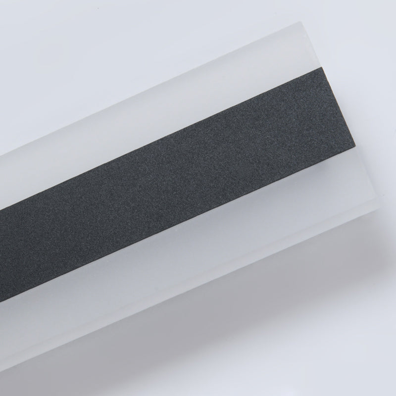 Iluminación de pared led de metal moderna negra al aire libre de 1 luces de pared de 1 luces