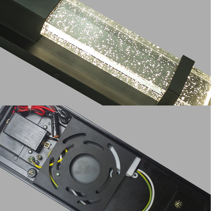 Moderne glazen rechthoekige wandwandcontino