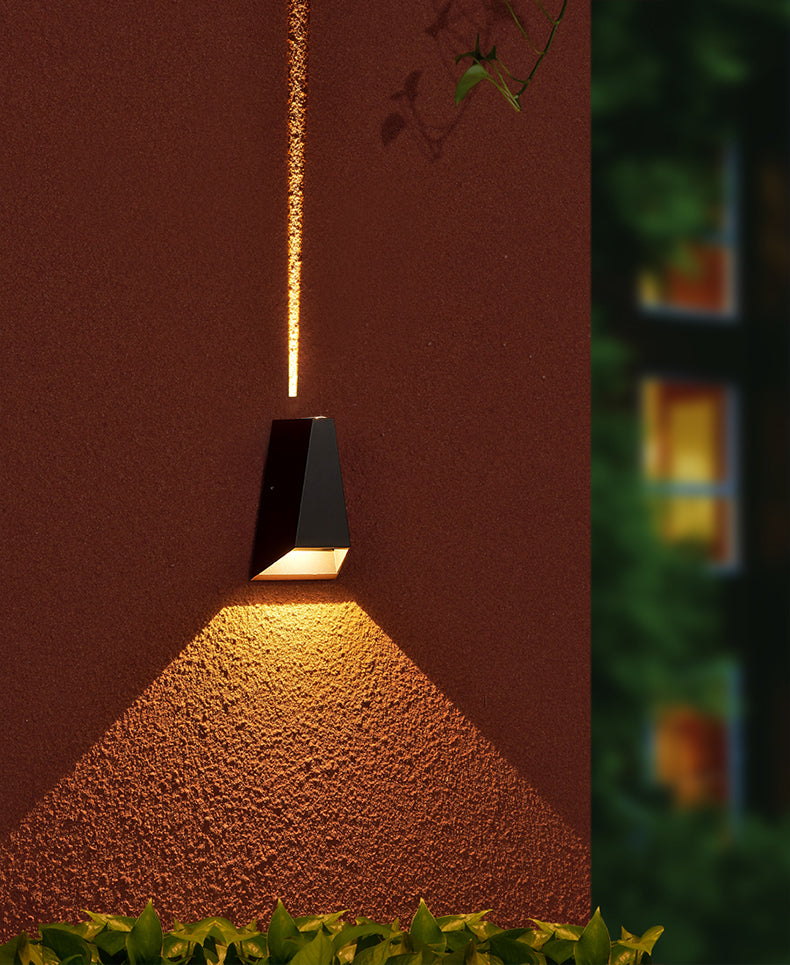 Luminaire mural géométrique en métal moderne à 1 lumière LED OUTDOOOR LET