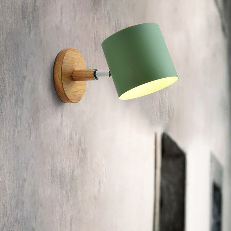 Moderni macaron nordici in stile geometrico con sconde da parete ombre geometrica 1 flione leggero in bianco e nero