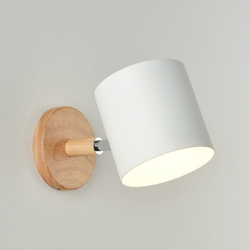 Moderni macaron nordici in stile geometrico con sconde da parete ombre geometrica 1 flione leggero in bianco e nero