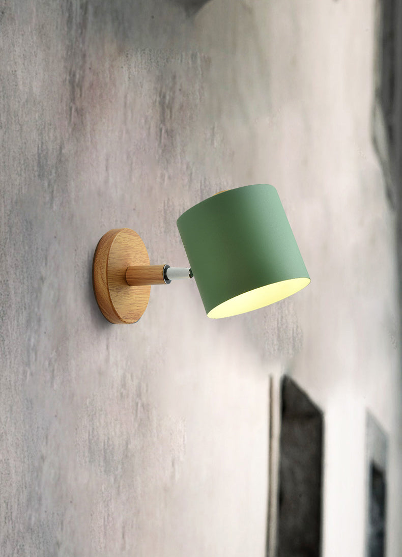 Moderni macaron nordici in stile geometrico con sconde da parete ombre geometrica 1 flione leggero in bianco e nero