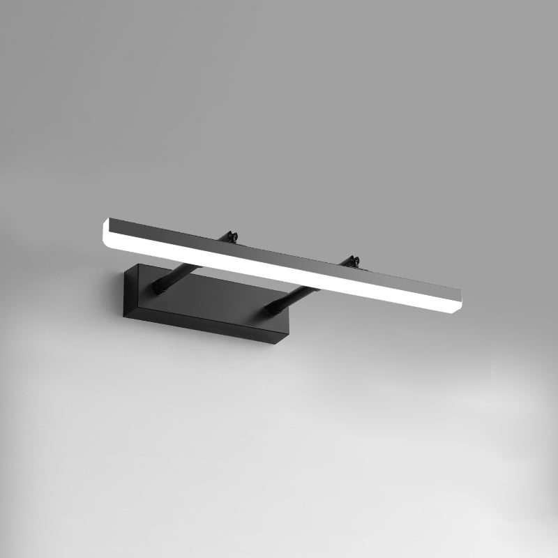 Modern Concise Linear LED Wall Light Lacquered Iron Extendable Wall Lamp with Acrylic Shade
