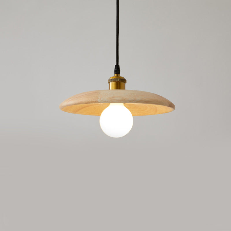 Nordic-stijl taps toelopende hangende hanglicht licht houten eetkamer hanglamp lampje armatuur