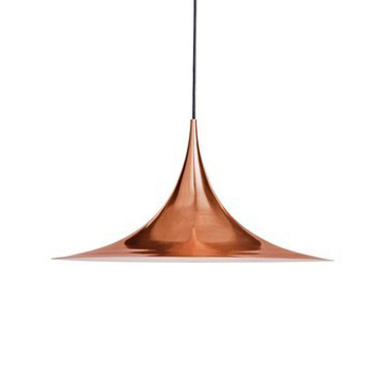 Contemporain 1 Head Metal Pender Light Fitting Cone Suspension Lighting Ayémorrat pour salle à manger