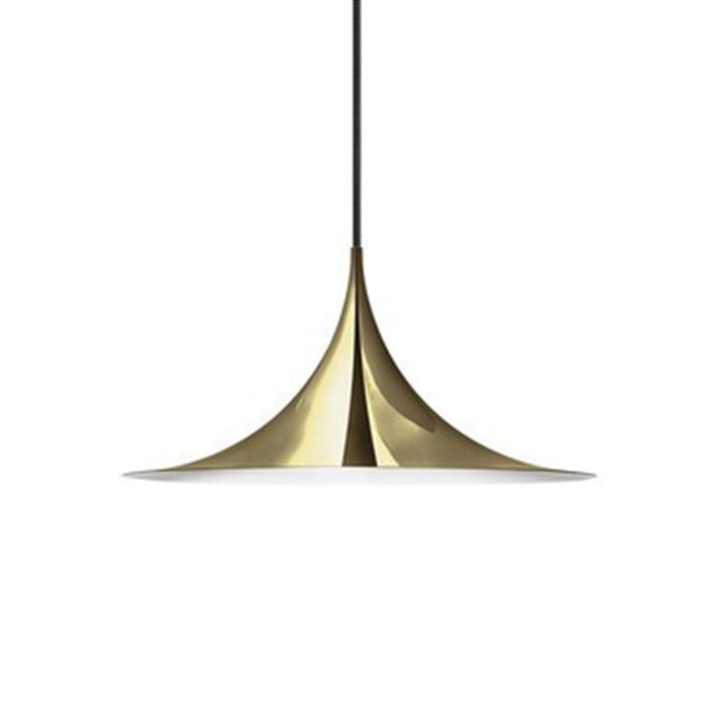Contemporain 1 Head Metal Pender Light Fitting Cone Suspension Lighting Ayémorrat pour salle à manger