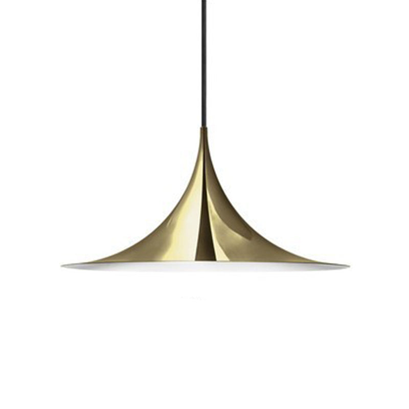 Contemporain 1 Head Metal Pender Light Fitting Cone Suspension Lighting Ayémorrat pour salle à manger
