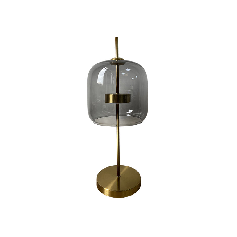 Ultra-modern Simplicity Bell Table Lamp Glass Nightstand Lamp for Bedroom