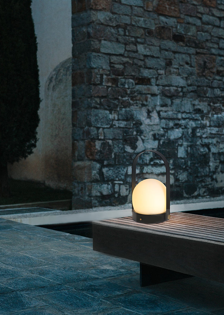 Ultra-modern Simplicity Globe Table Lamp White Glass Nightstand Lamp for Bedroom