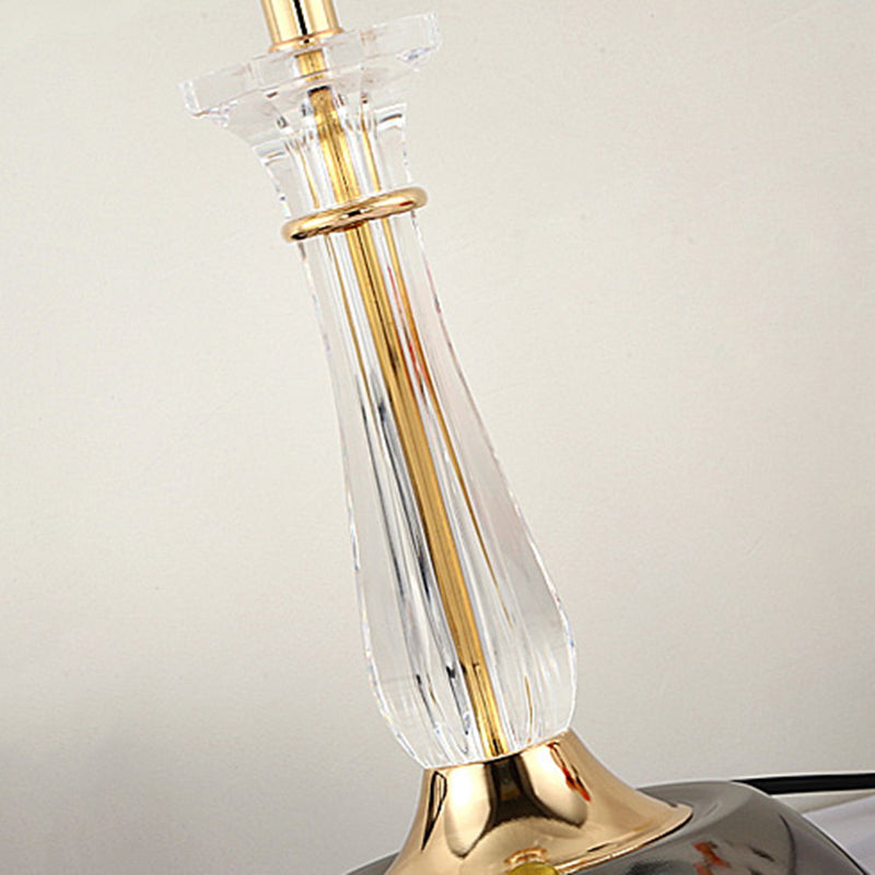 Ultra-moderne Einfachheit Domtisch Lampe weiße Glas Nachttisch-Lampe für Schlafzimmer
