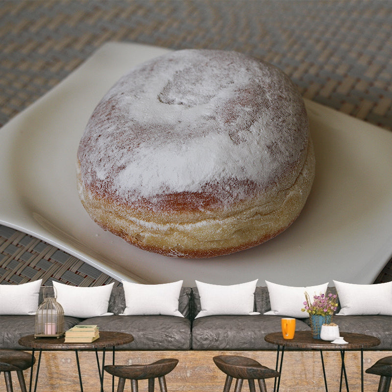 Tasty Dessert Mural Decal Modern Decorative Dessert Shop Wall Art, Stain Resistant