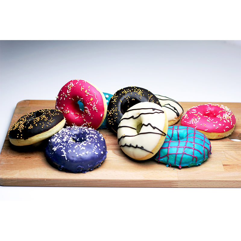 Tasty Donut Wall Mural Decal Modern Decorative for Dessert Shop,Personalized Size