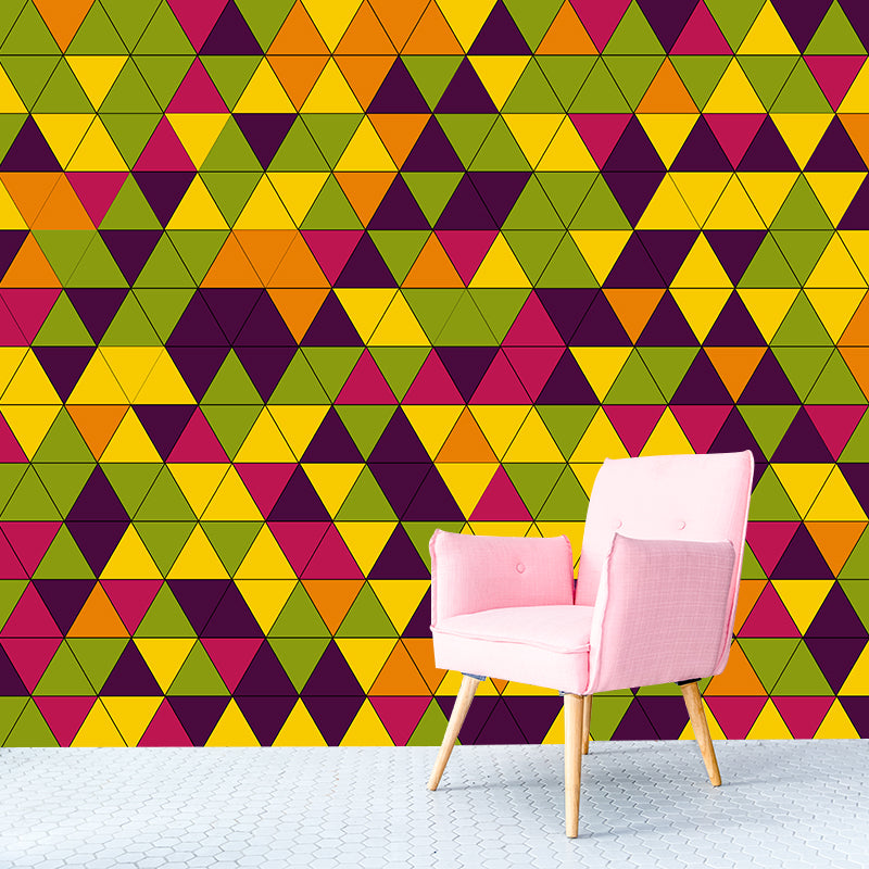 Light Color Modern Abstract Mural Wallpaper for  Art Gallery, Personalized Size Available