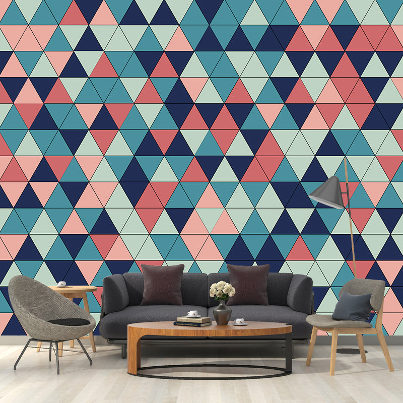 Light Color Modern Abstract Mural Wallpaper for  Art Gallery, Personalized Size Available