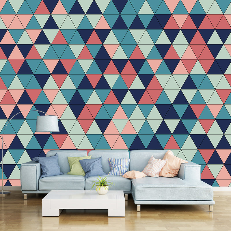 Light Color Modern Abstract Mural Wallpaper for  Art Gallery, Personalized Size Available