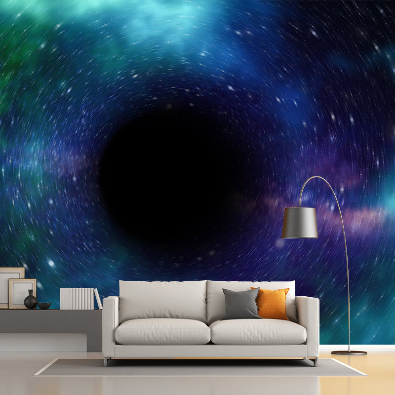 Dark Universe Night Mural Decal Stain Resistant 
Wall Covering, Made to Measure