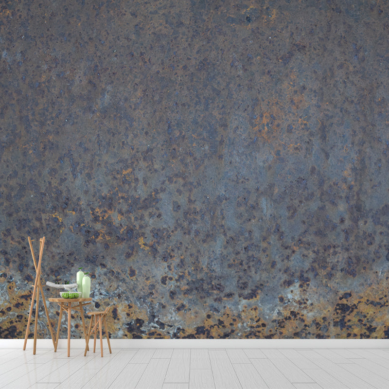 Old Mental Wall Mural Moisture Resistant 
Wall Covering for Living Room, Customised