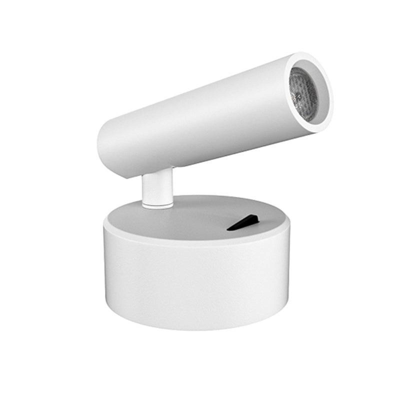 Modern Concise LED Wall Lamp Aluminium Circular Reading Wall Sconce for Bedroom